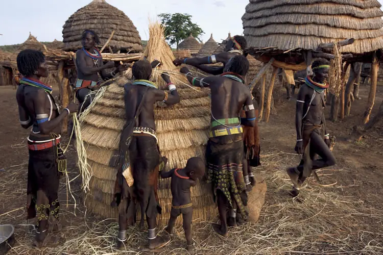 8 Days Boma Badingilo Migration Route overview and 4x4 safari route