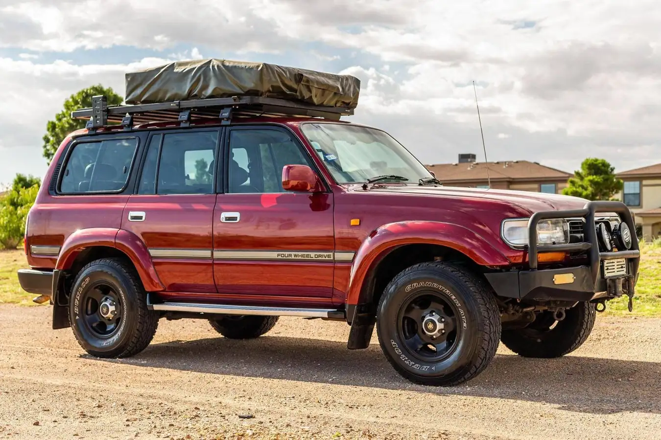 Uganda 4x4 rooftop tent car rental with camping gear